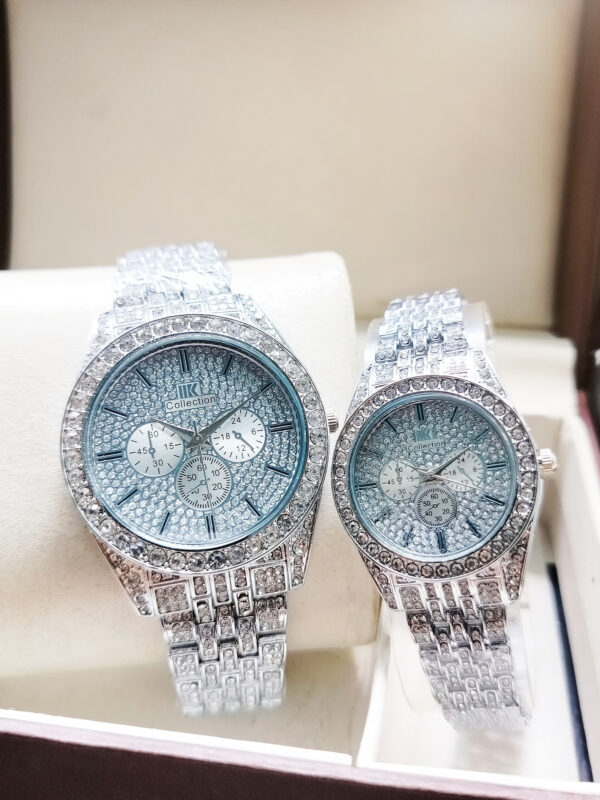 NEW Arrival  Luxury Stone Couple  Couple Pair Watch
